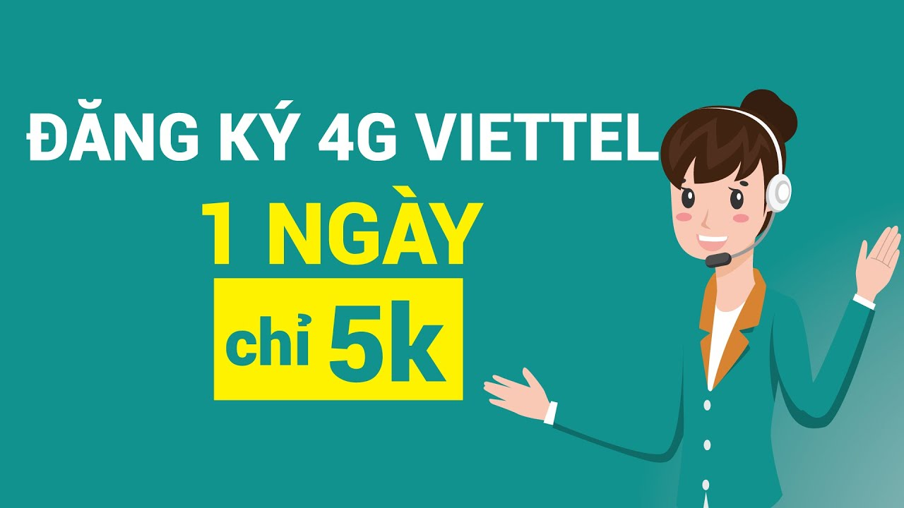 Gói cước 4G Viettel 1 ngày trong nước