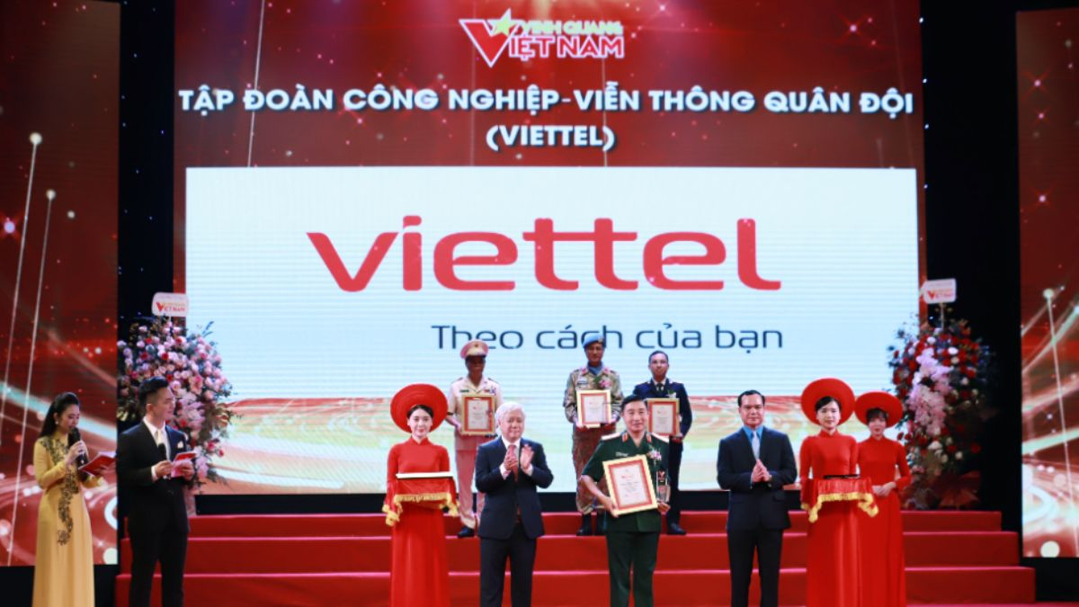 Viettel lần thứ 6 nhận danh hiệu 'Vinh quang Việt Nam' trong 20 năm