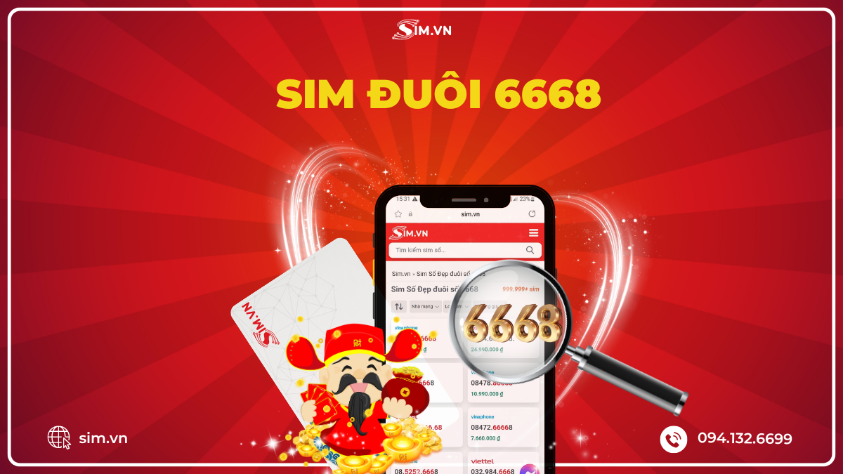 Tại sao nên sử dụng sim đuôi 6668?