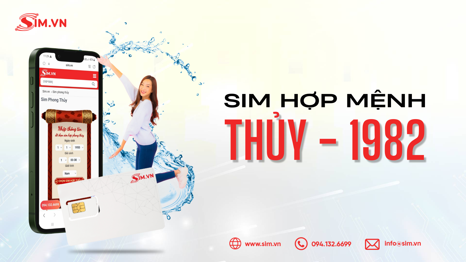 Sim hợp mệnh Thủy, sinh năm 1982