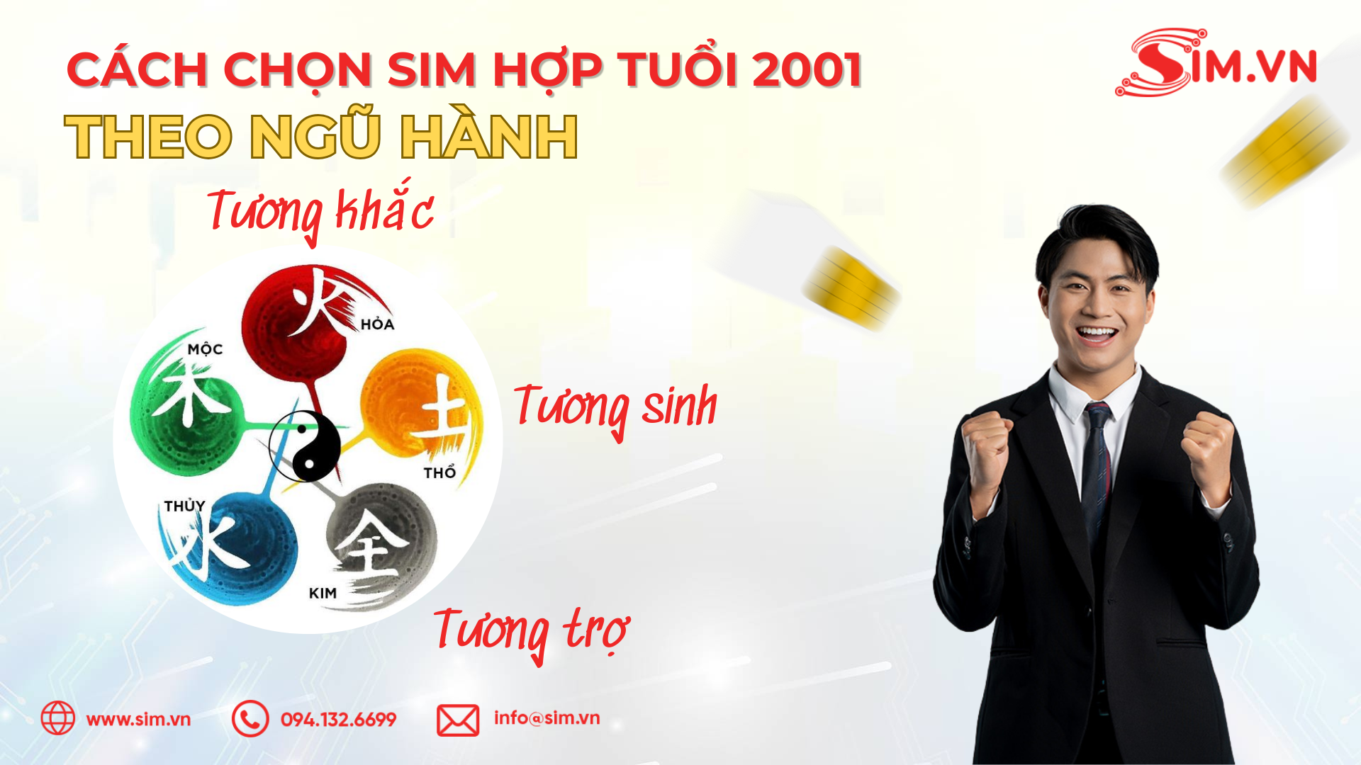 Chọn sim hợp tuổi 2001 theo quan niệm ngũ hành