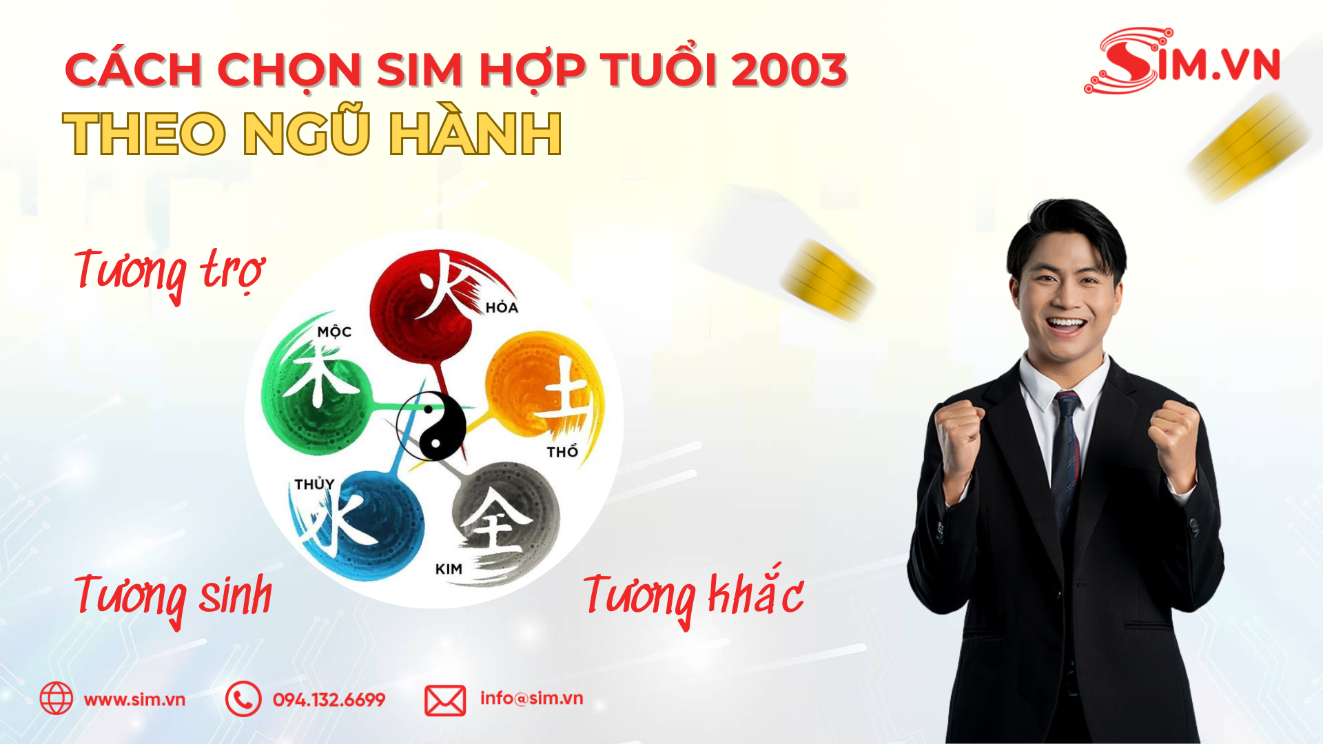 Chọn sim hợp tuổi 2003 theo quan niệm ngũ hành