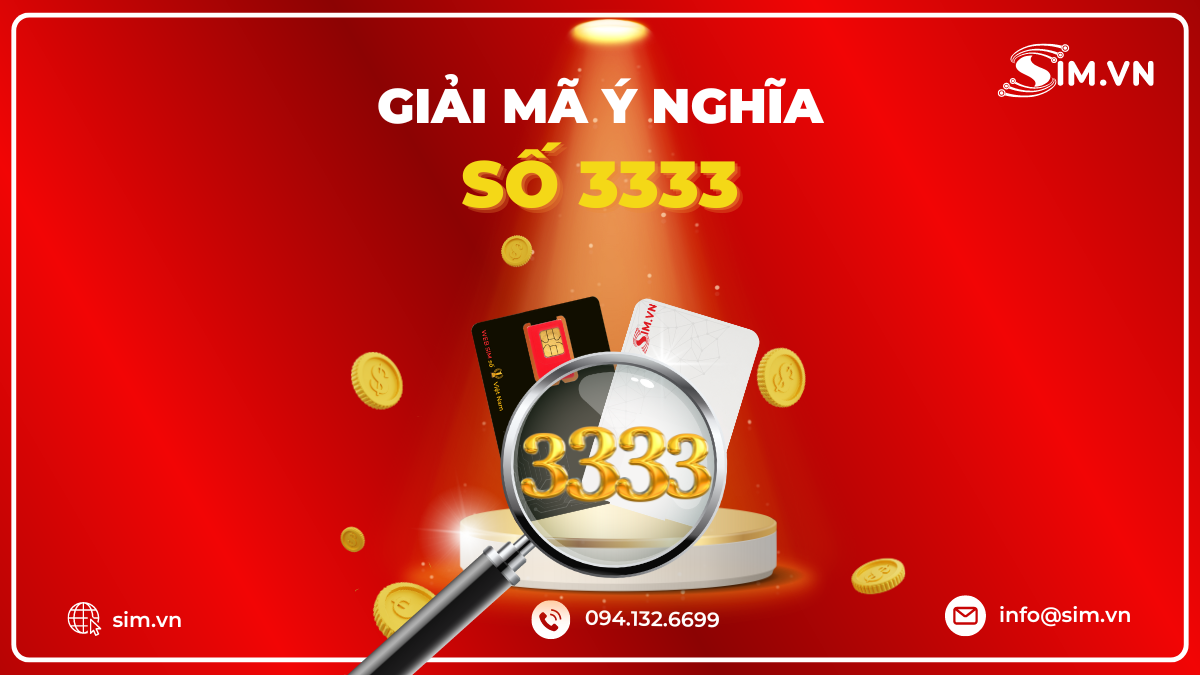 Lý giải ý nghĩa số 3333