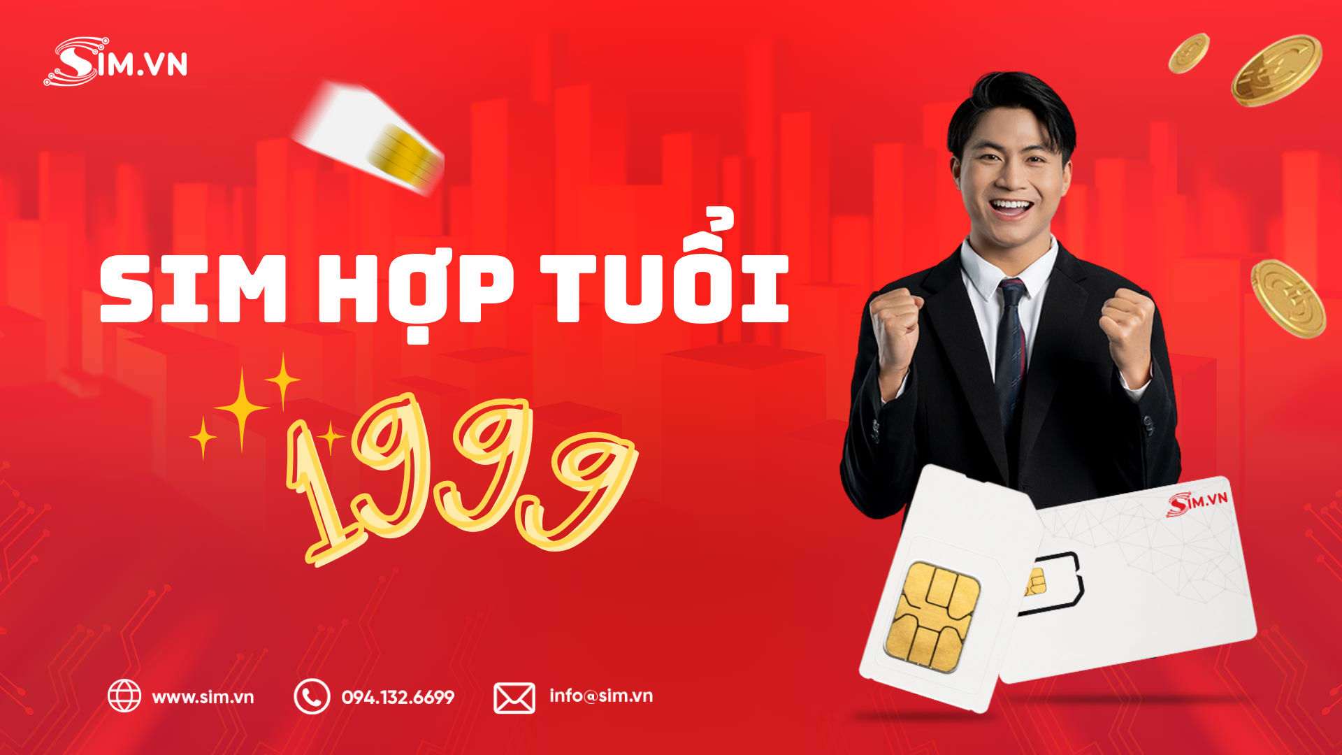 Cách tìm sim hợp tuổi 1999