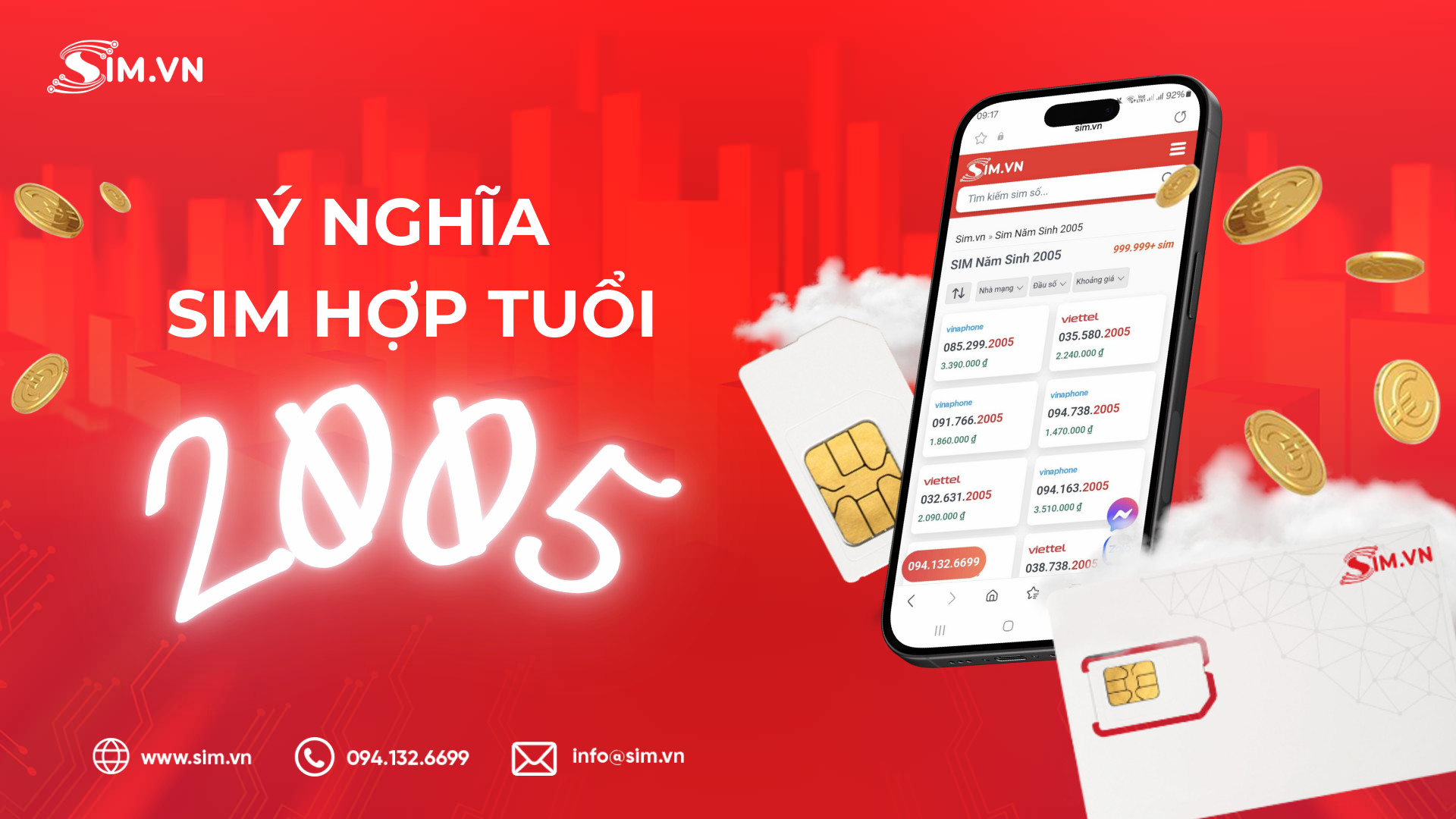 Sim hợp tuổi 2005 có ý nghĩa gì?