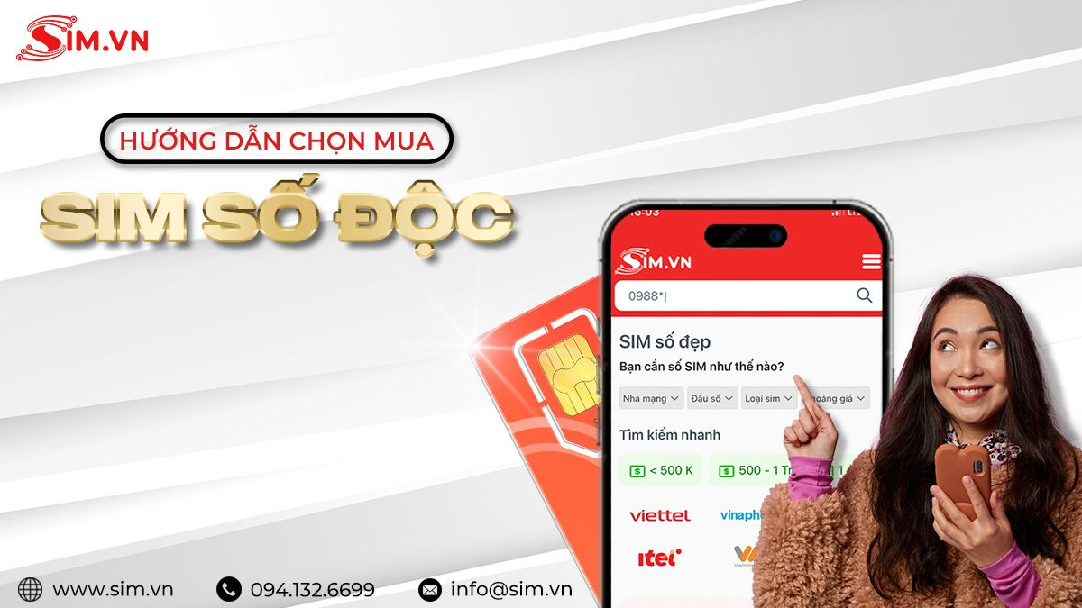 Hướng dẫn mua sim số độc