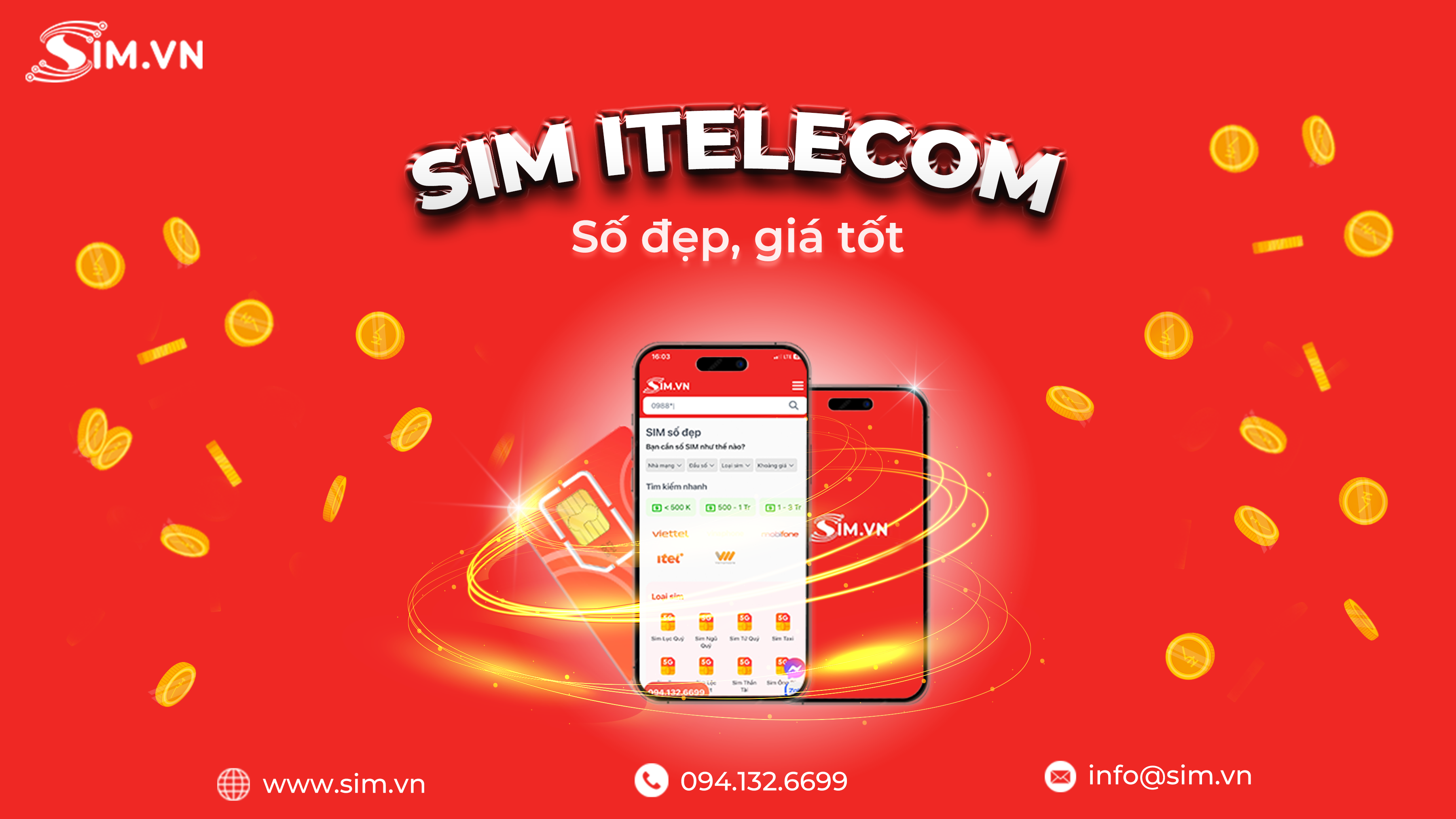  SIM số đẹp Itelecom