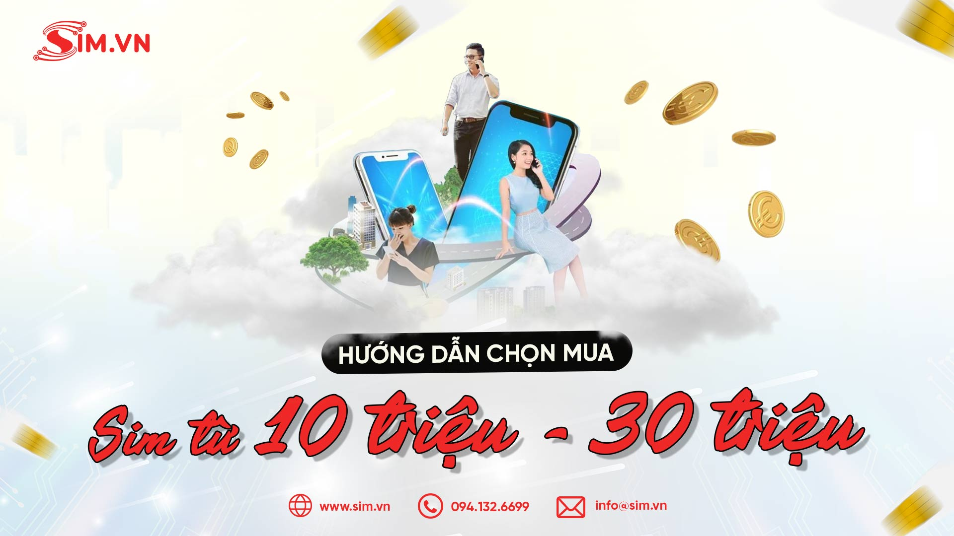 chọn sim số đẹp giá từ 10 - 30 triệu