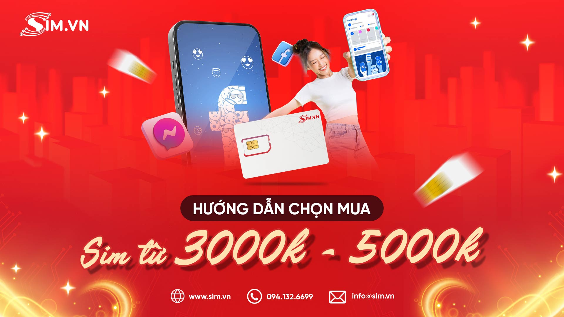 Chọn sim số đẹp giá từ 3 - 5 triệu