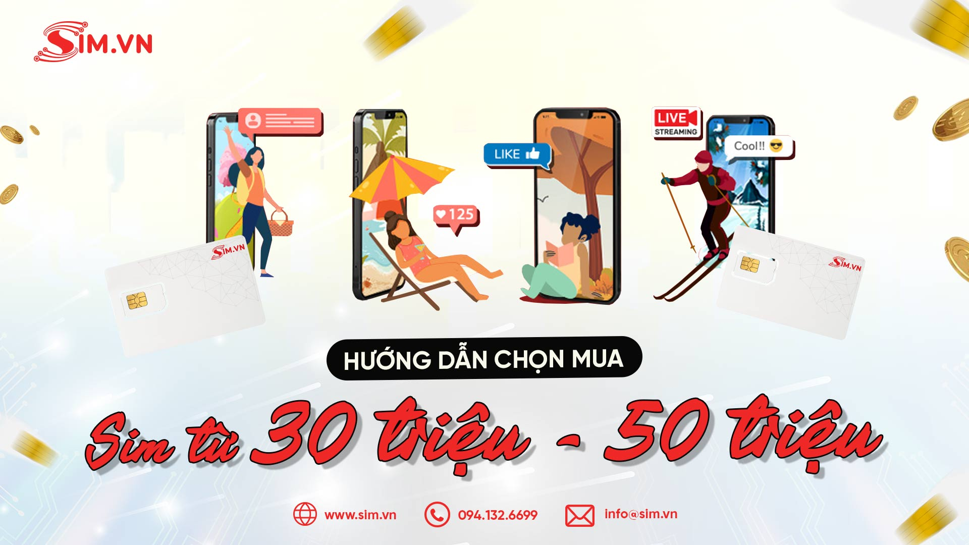 Cách chọn sim số đẹp từ 30 - 50 triệu