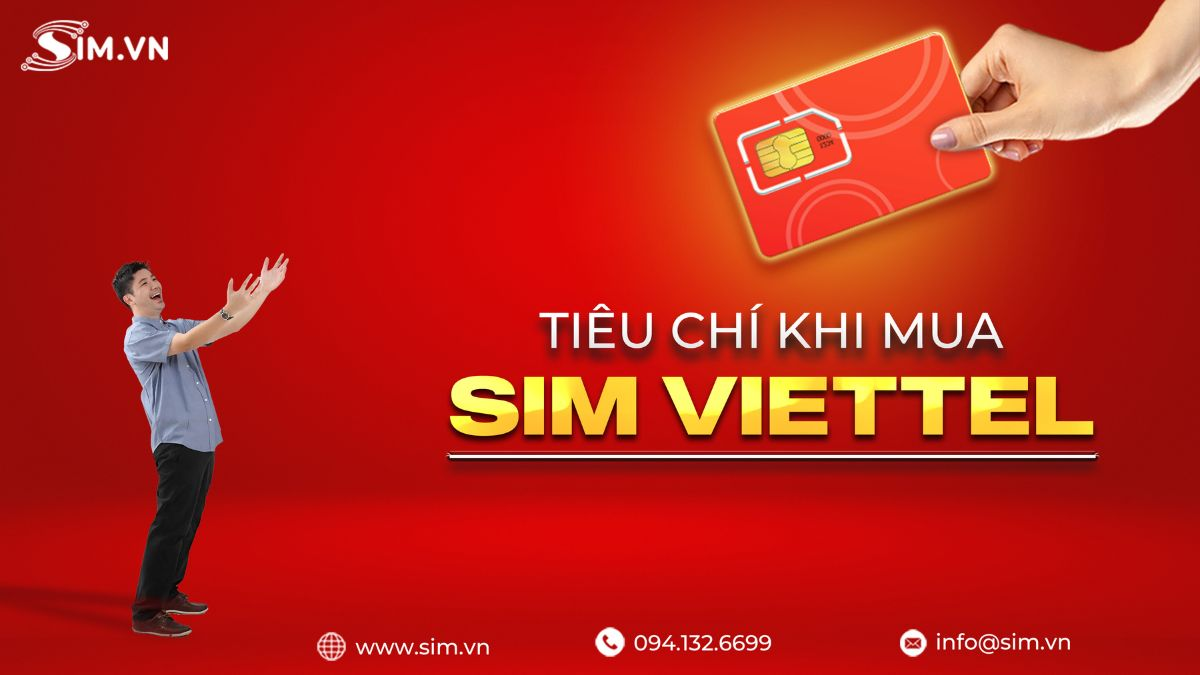 Tiêu chí mua sim Viettel