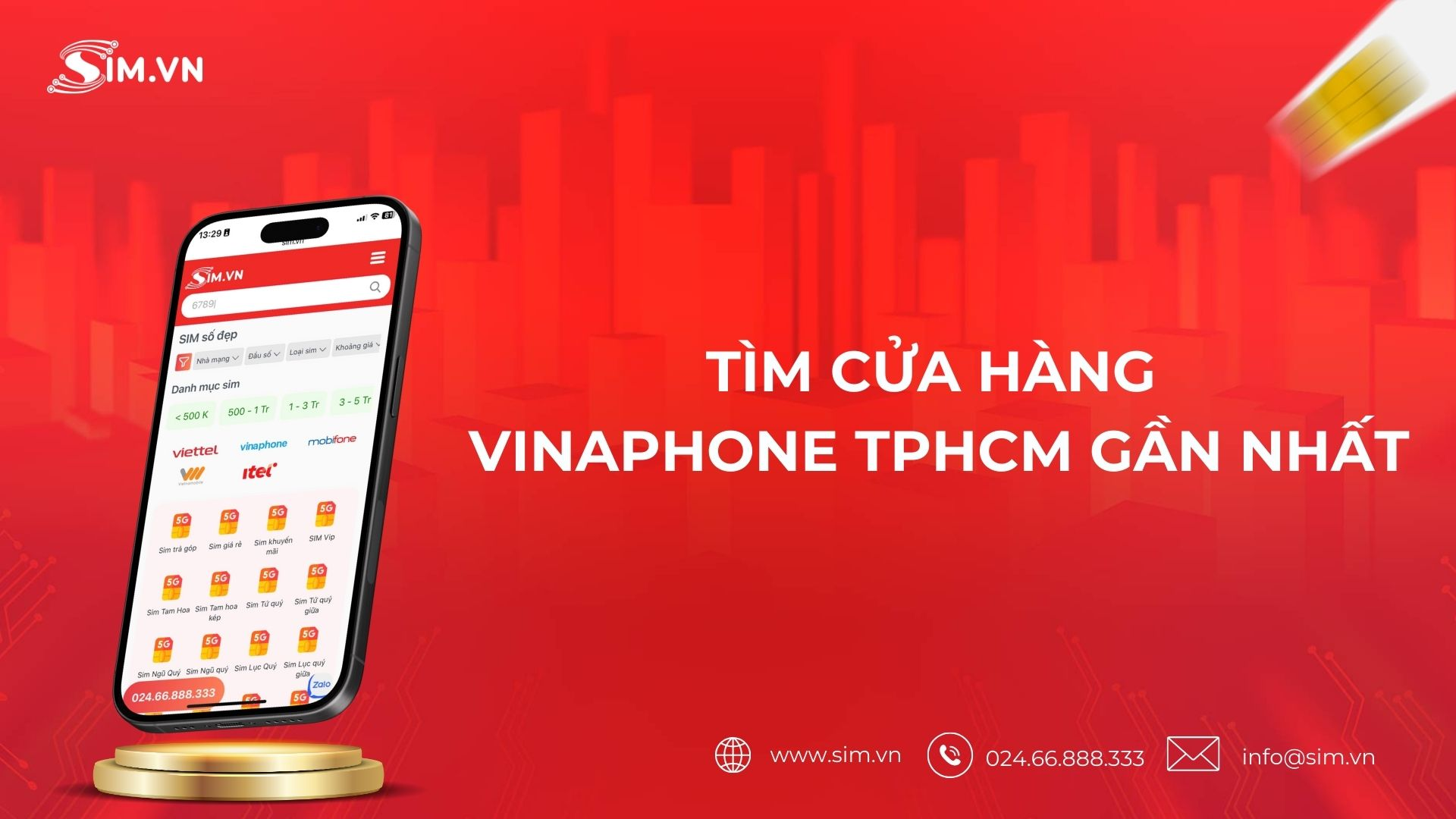 Cách tìm cửa hàng Vinaphone tphcm