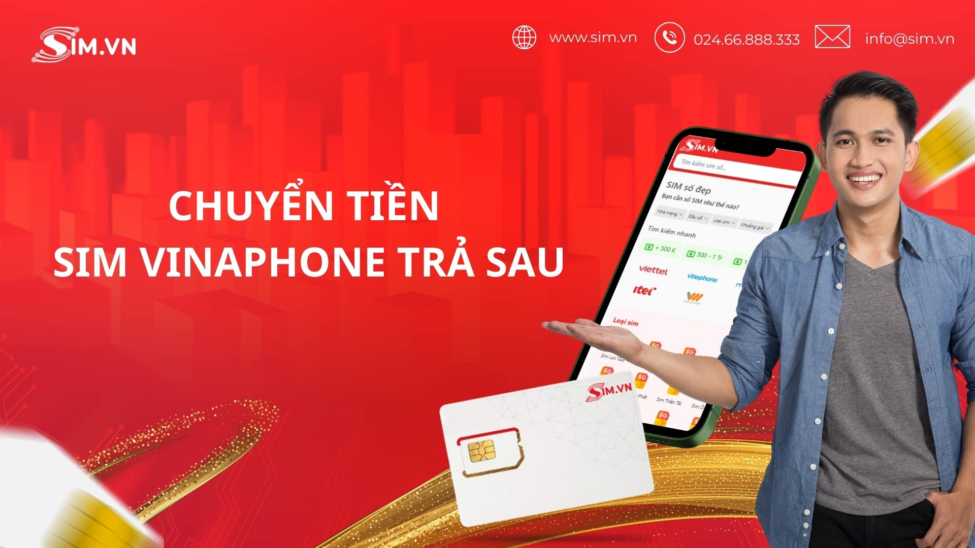 Chuyển tiền sim vinaphone trả sau