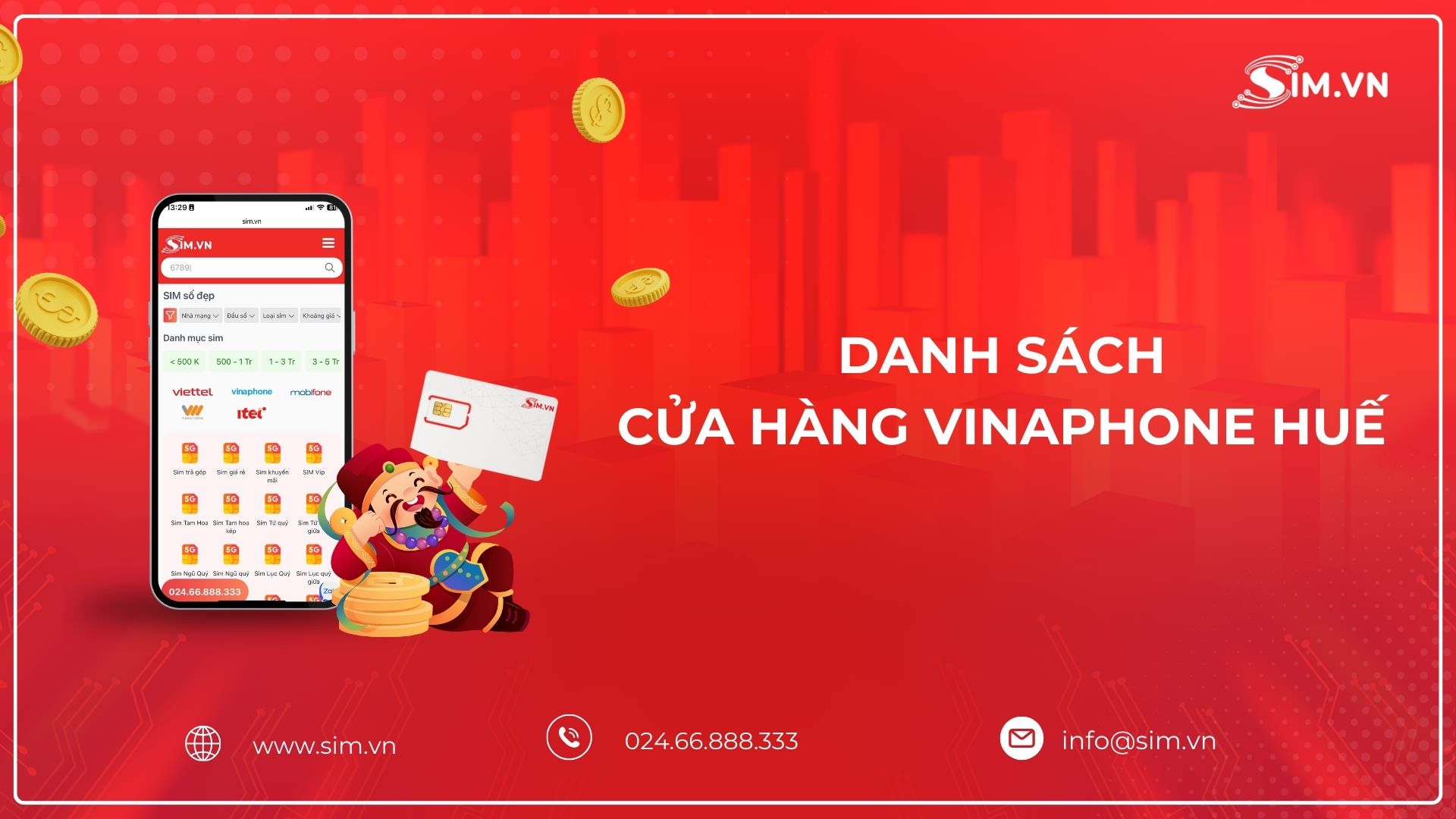 Danh sách điểm giao dịch Vina Huế