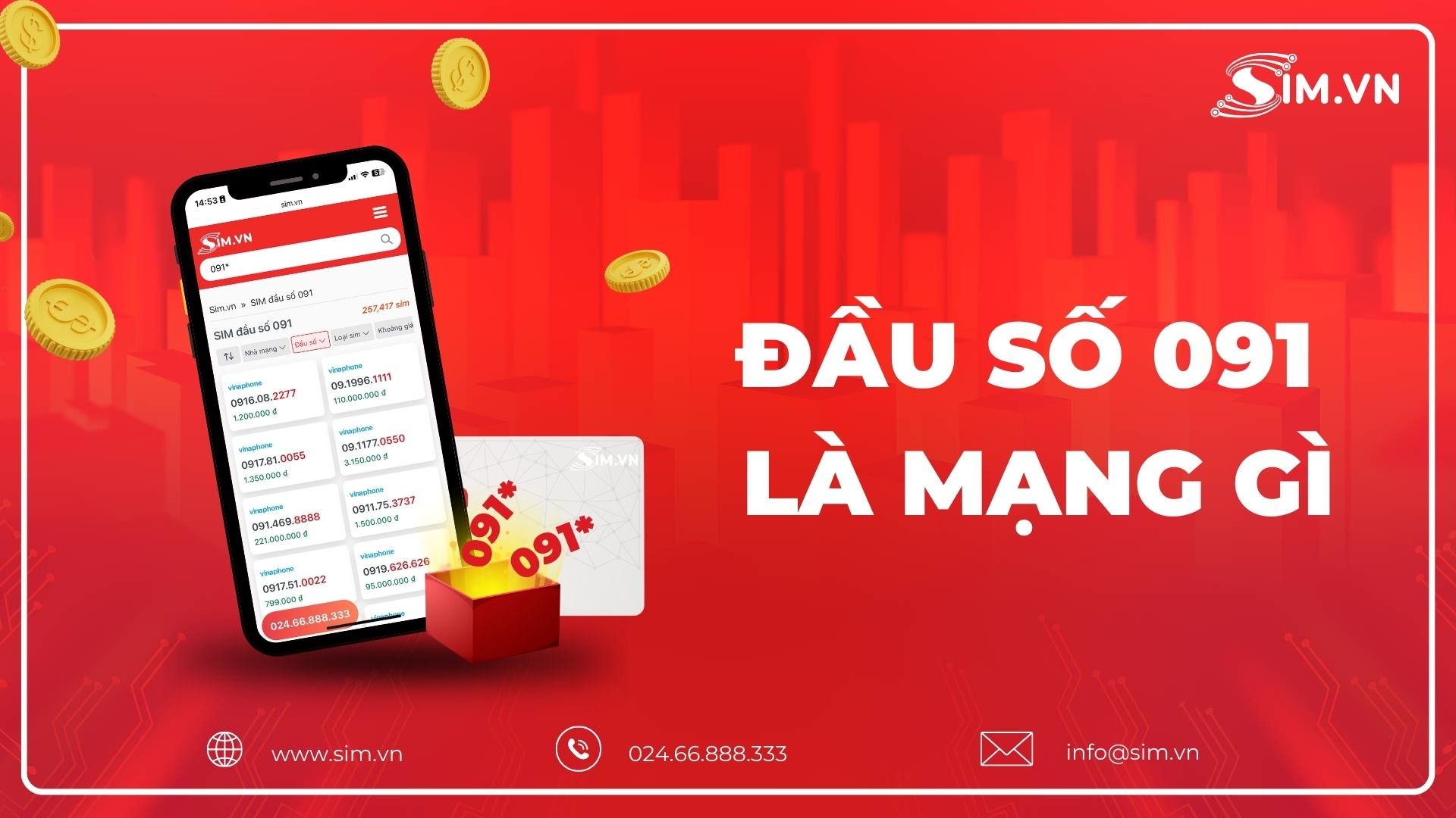  Sim đầu số 091 là mạng gì?