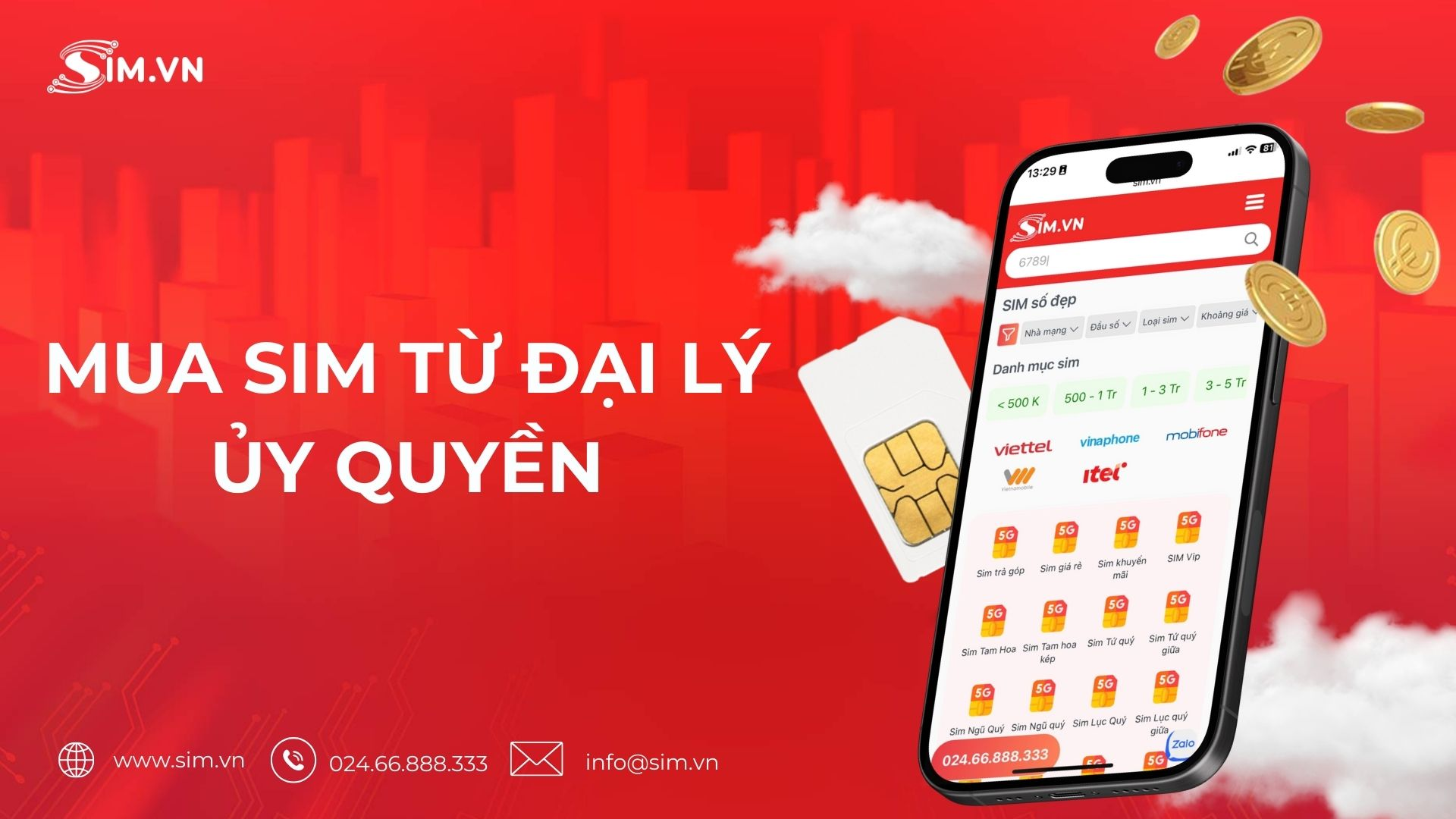 mua sim số đẹp từ đại lý ủy quyền