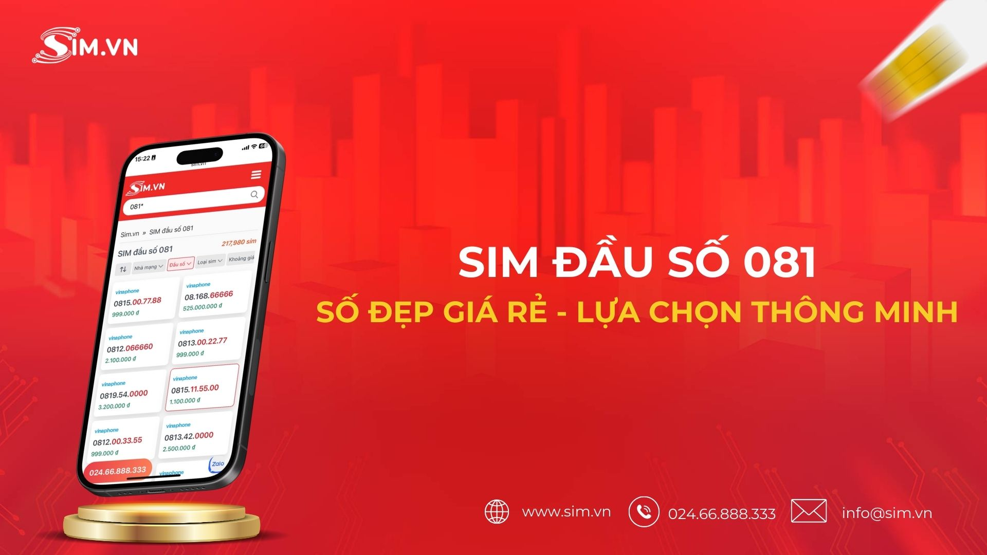 Bí quyết chọn sim đầu số 081