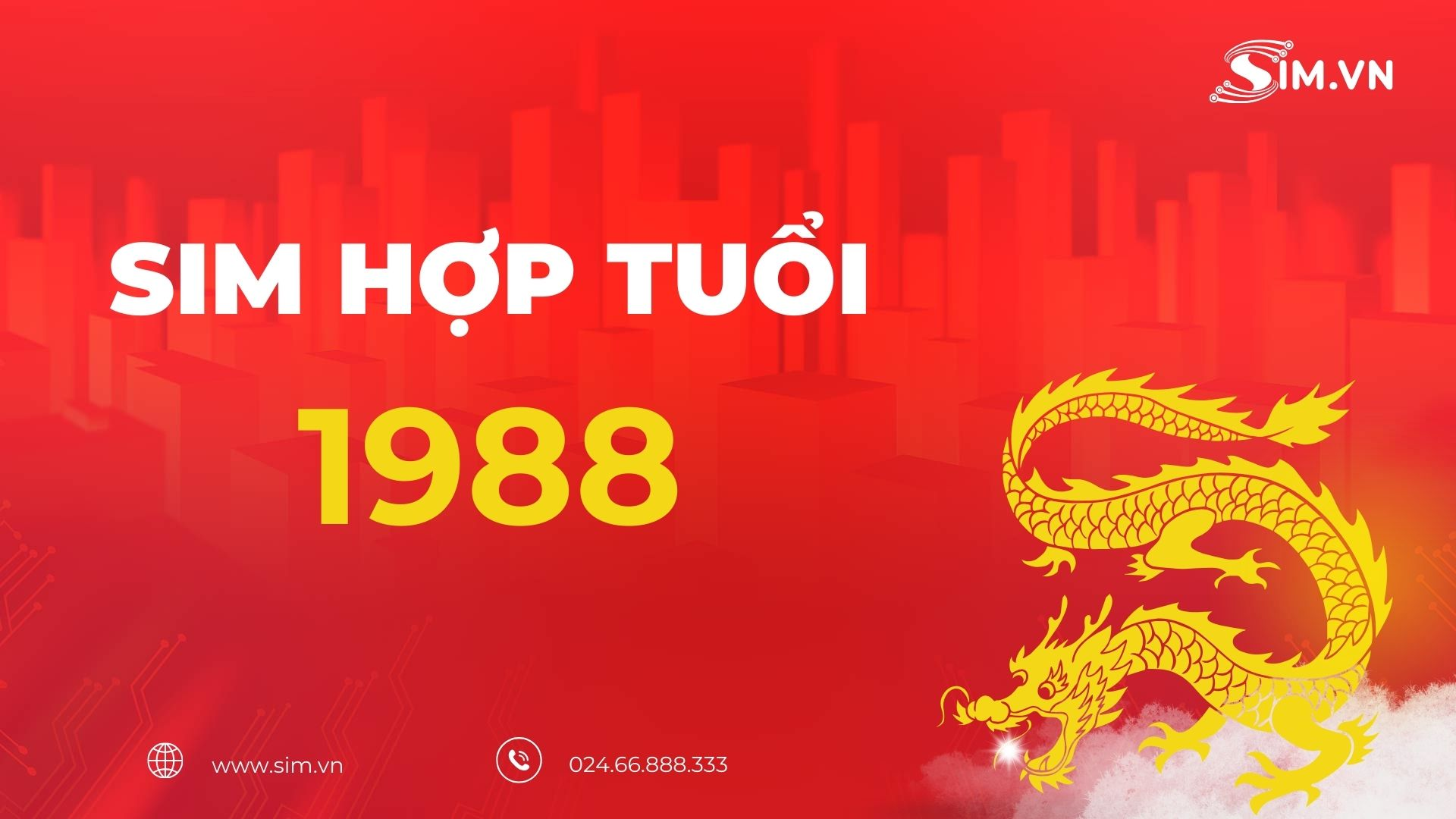 Sim hợp tuổi 1988 Mậu Thìn Sim hợp tuổi 1988