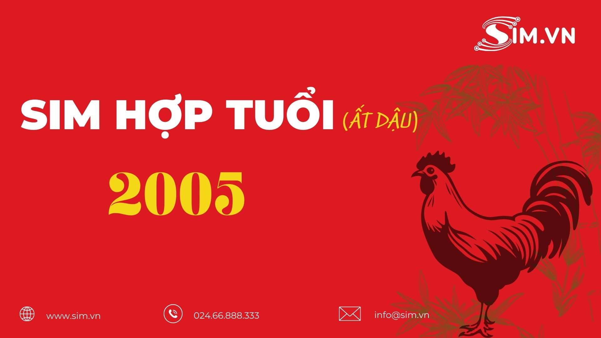 Tổng quan sim hợp tuổi 2005 Tổng quan sim hợp tuổi 2005 Ất Dậu