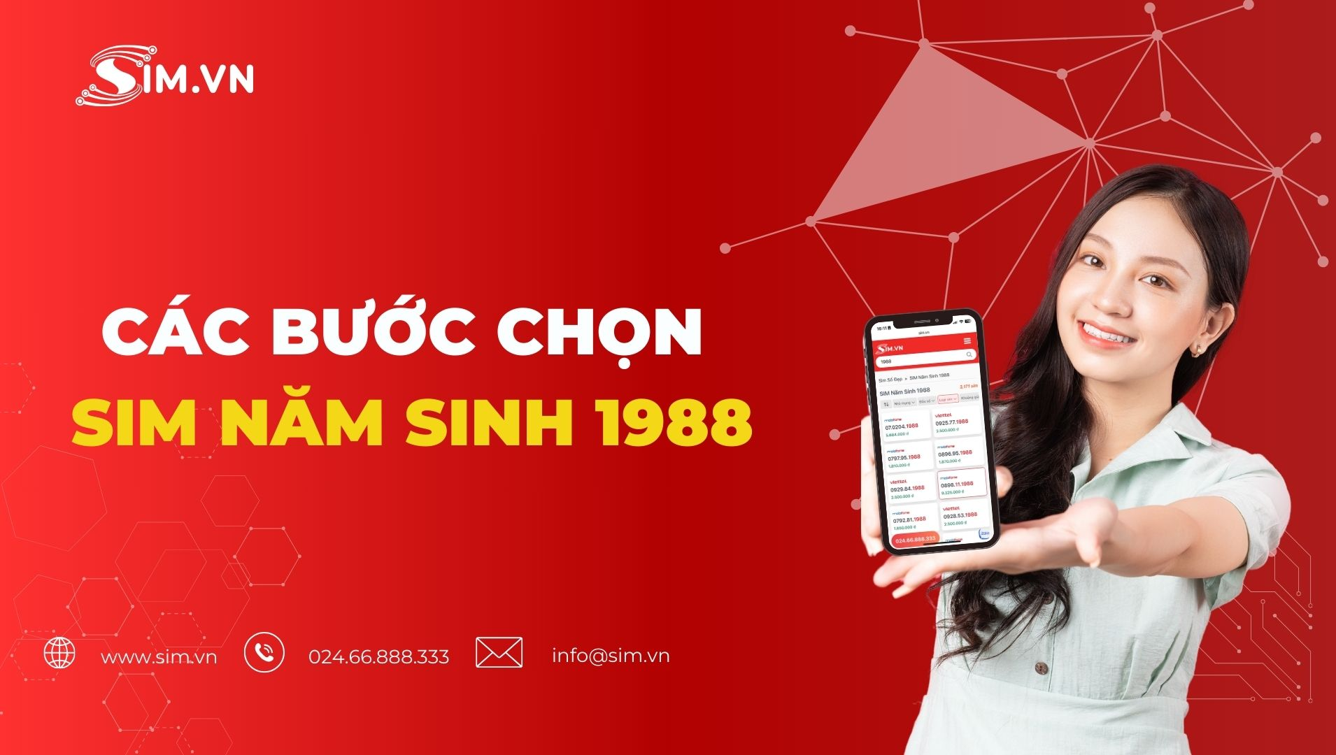 chọn sim năm sinh 1988 các bước chọn sim năm sinh 1988
