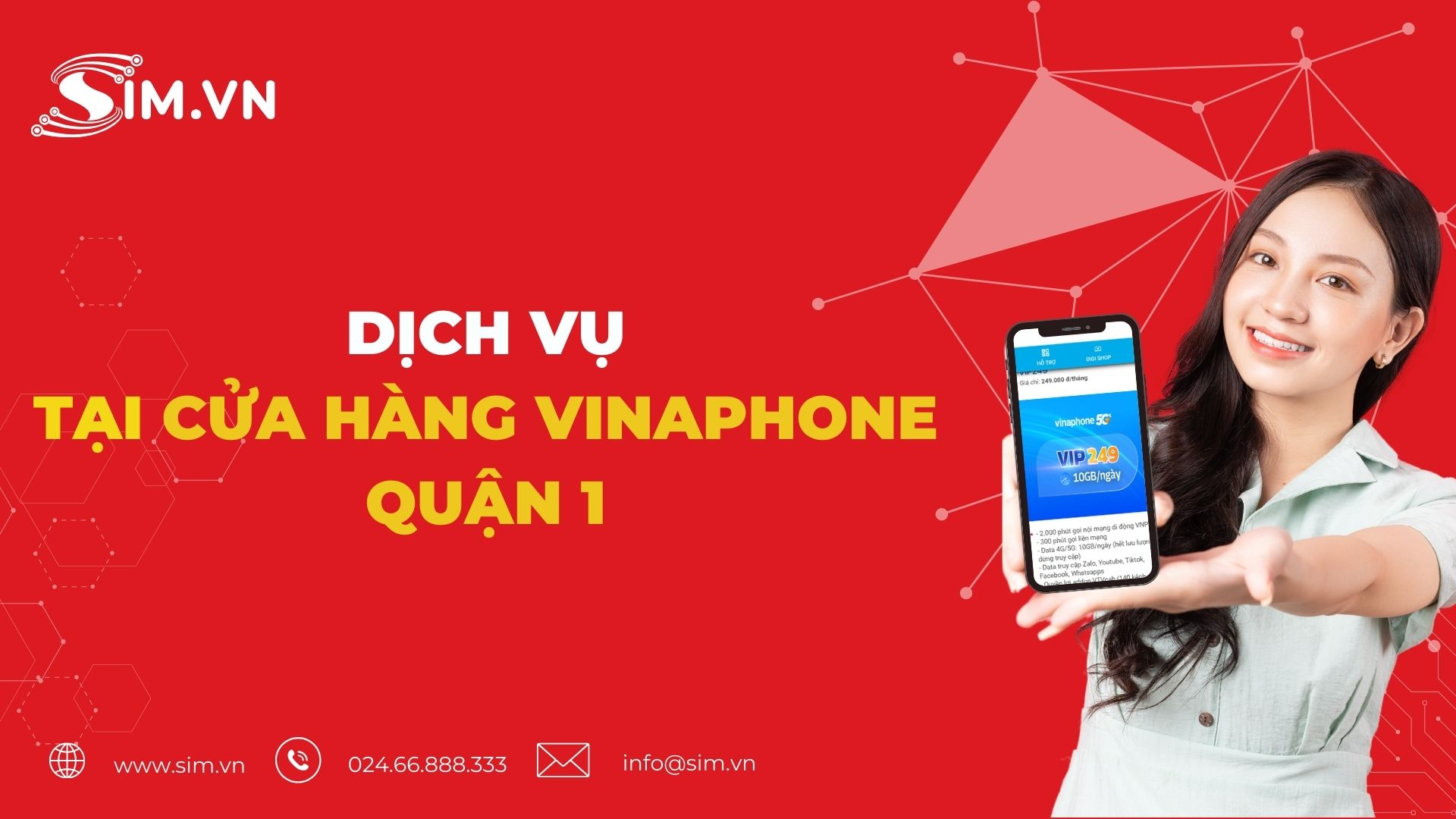 Các dịch vụ Vinaphone Q1 cung cấp