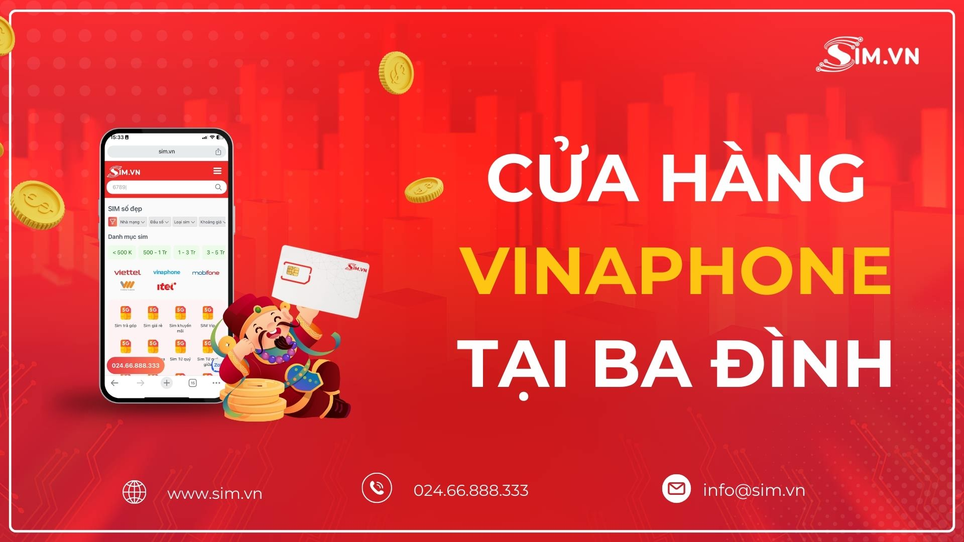 địa chỉ cửa hàng Vinaphone quận Ba Đình