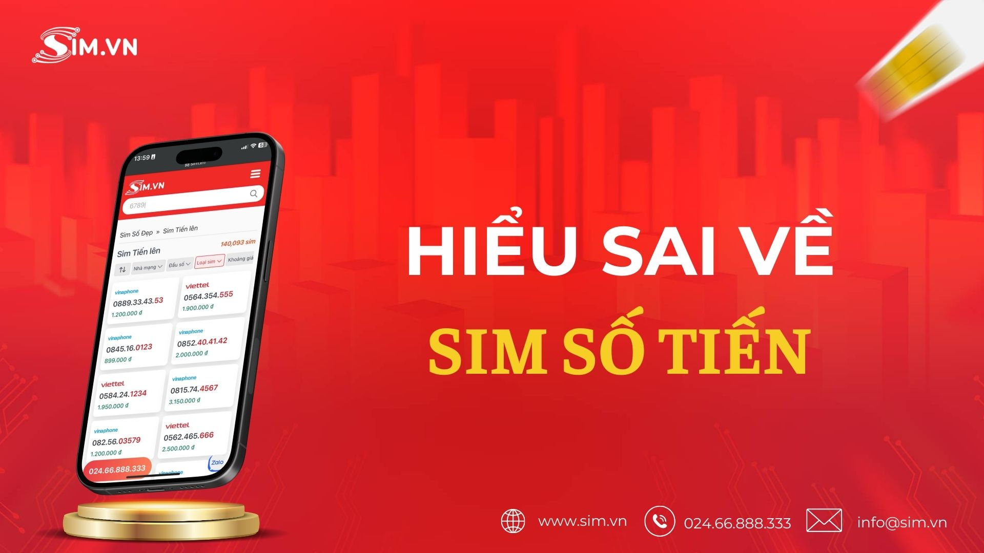 Hiểu sai về sim tiến lên