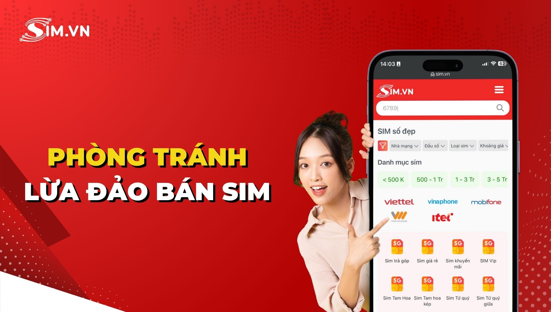 Phòng tránh lừa đảo bán sim