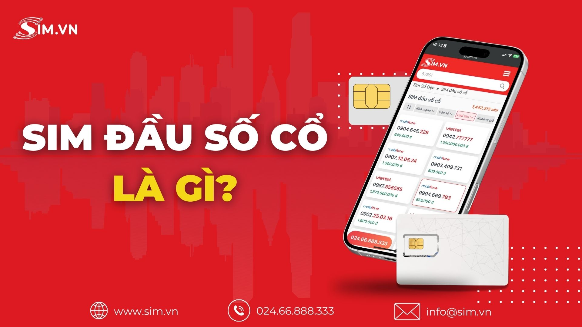 Sim đầu số cổ