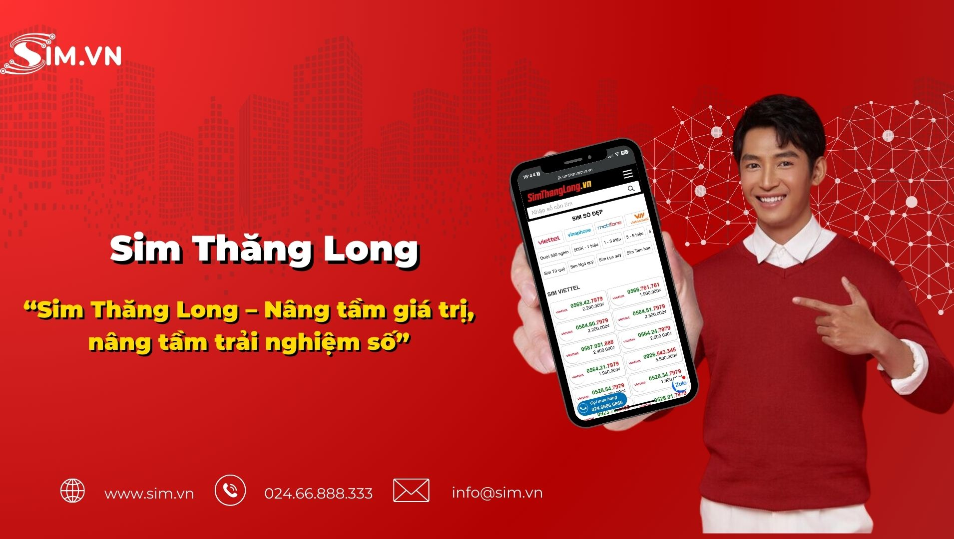 Đại lý sim số đẹp - sim thăng long