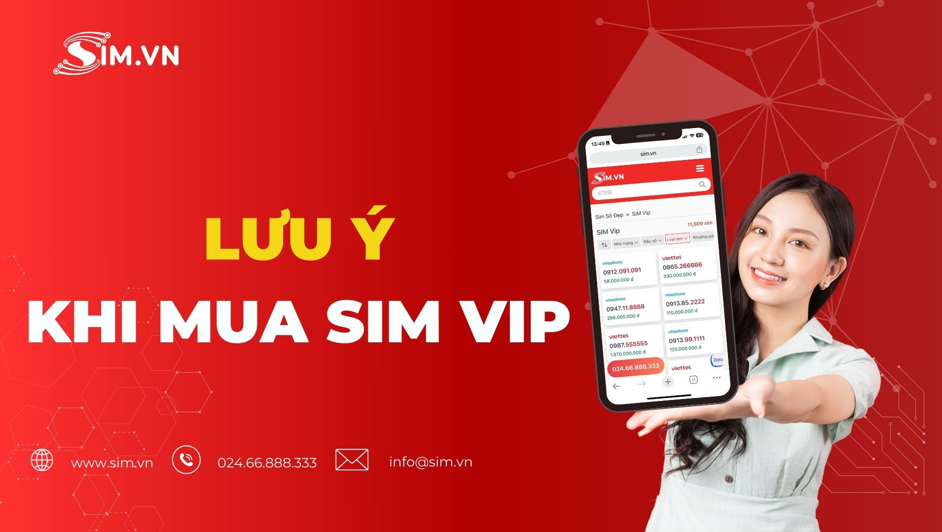 Lưu ý khi mua sim vip