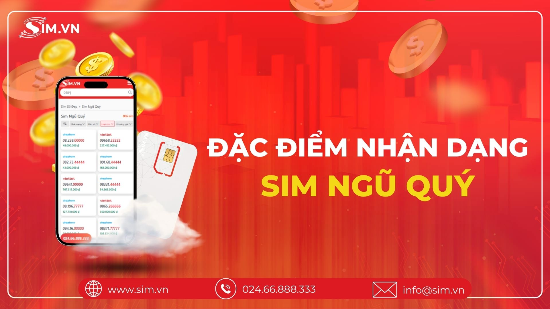 Đặc điểm nhận dạng Sim Ngũ Quý