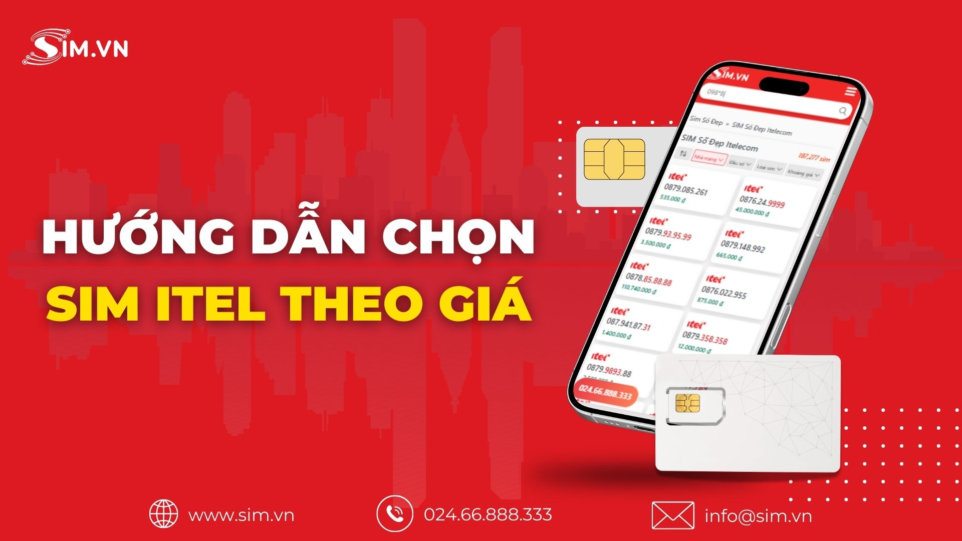 Hướng dẫn chọn sim Itelecom theo giá