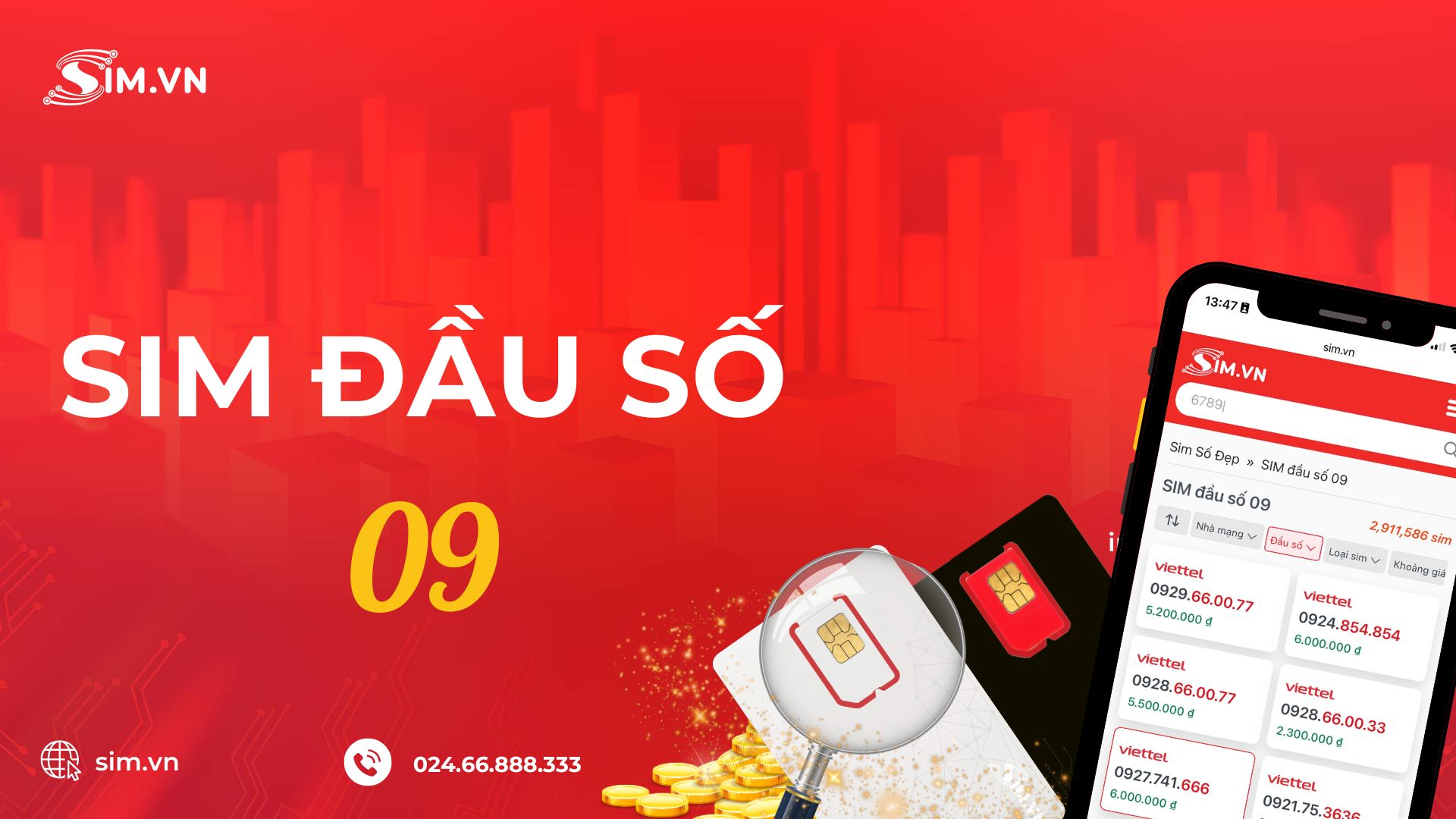 Sim đầu số 09