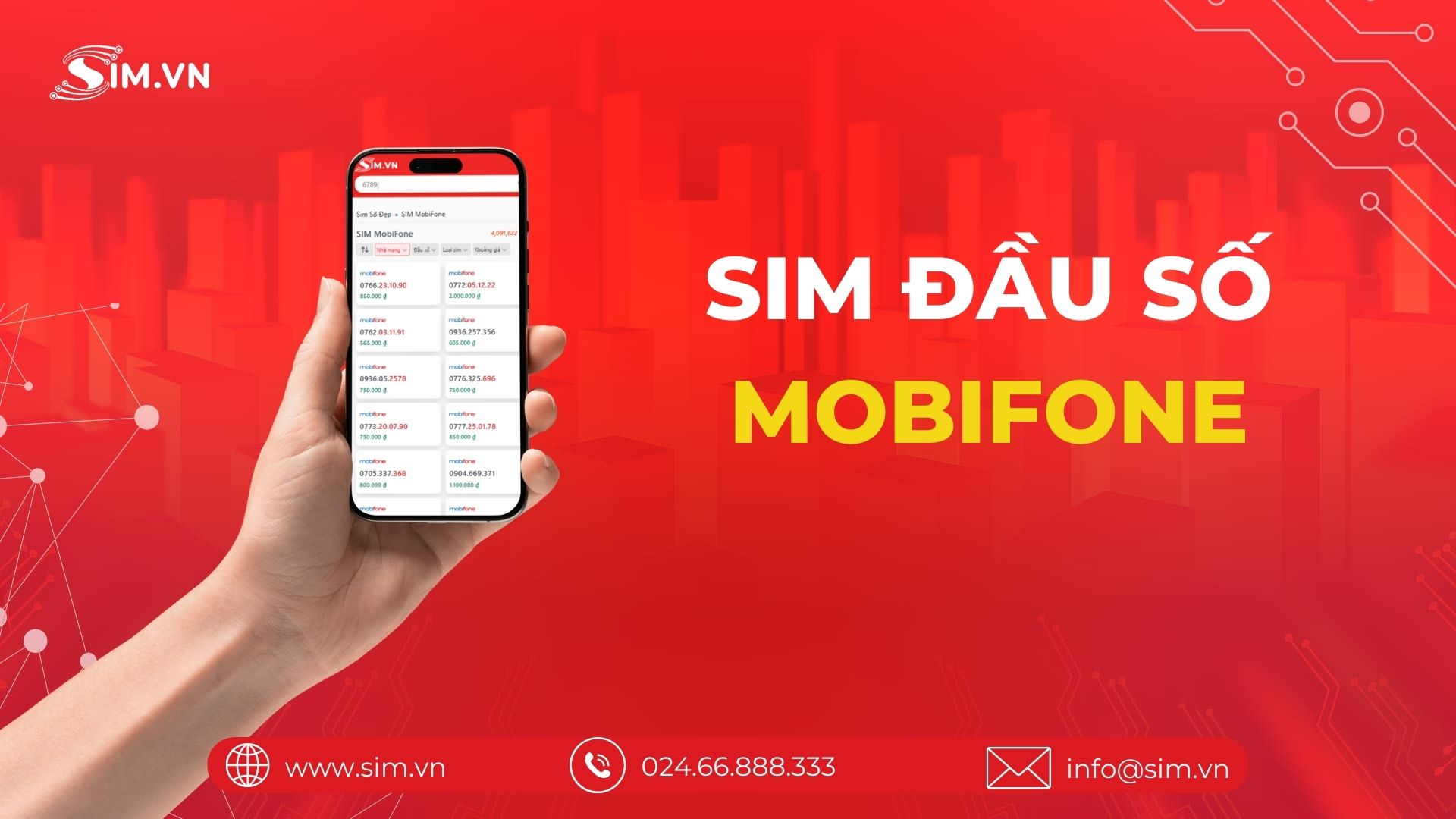 Sim đầu số 090 MobiFone