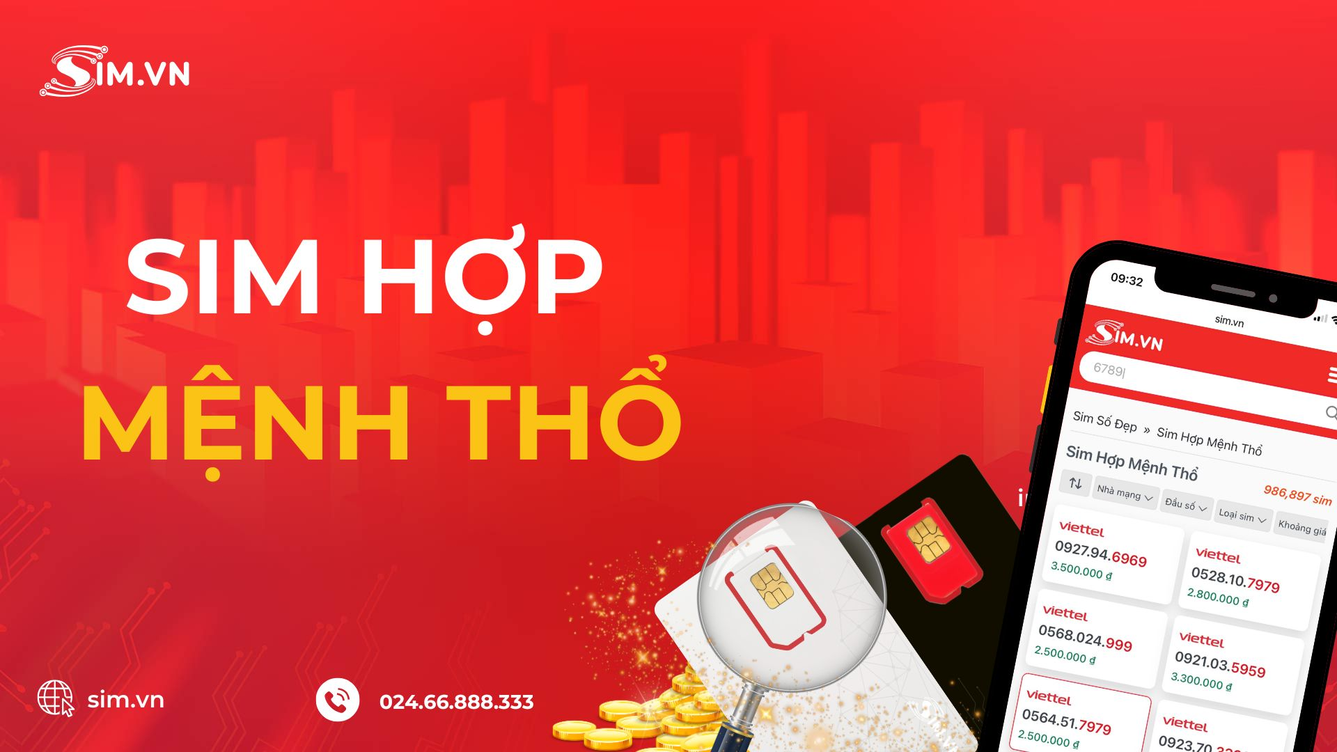 sim hợp mệnh thổ