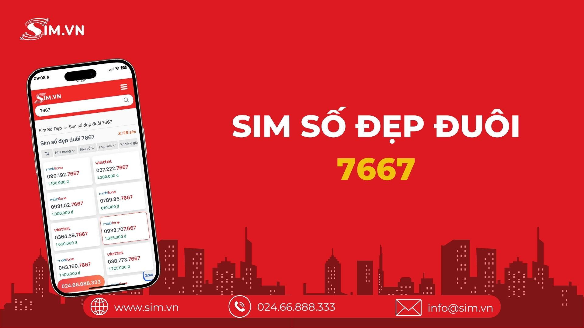 Hướng dẫn Chọn sim đuôi 7667 phù hợp Chọn sim đuôi 7667 phù hợp