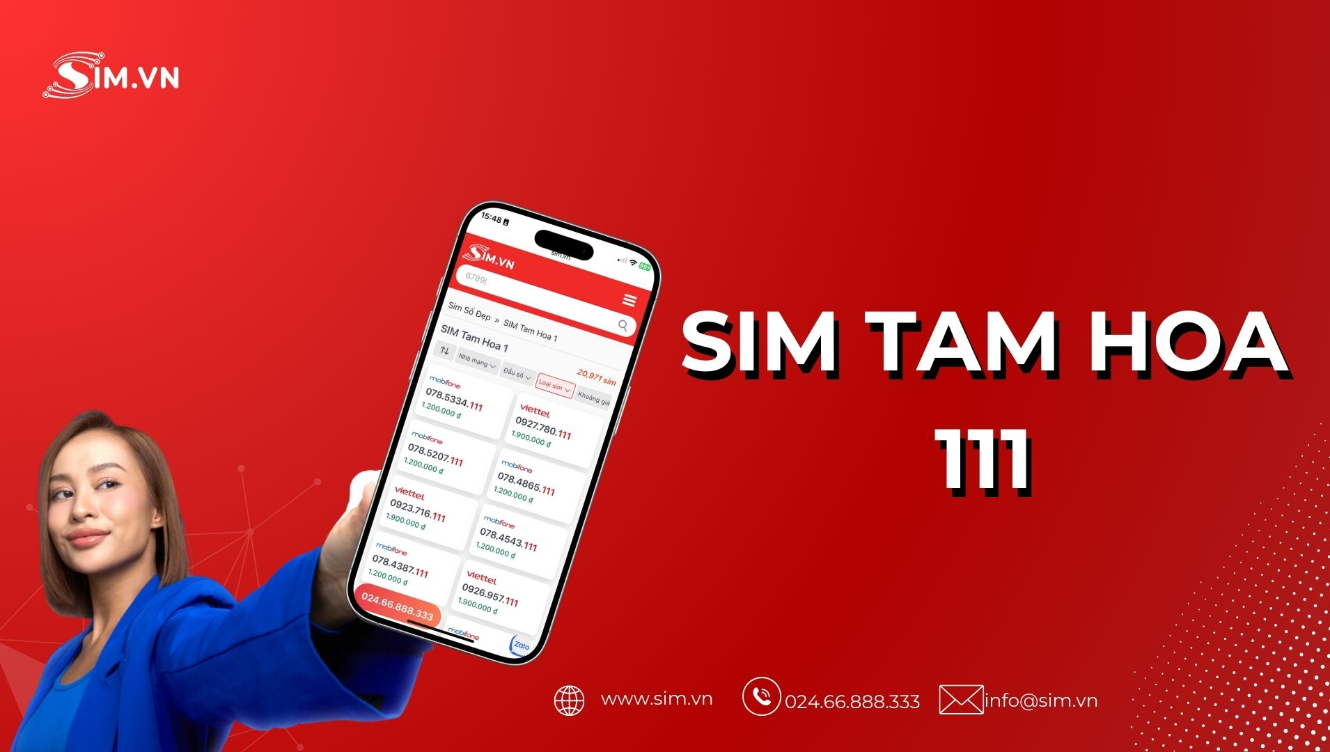 Sim tam hoa 111