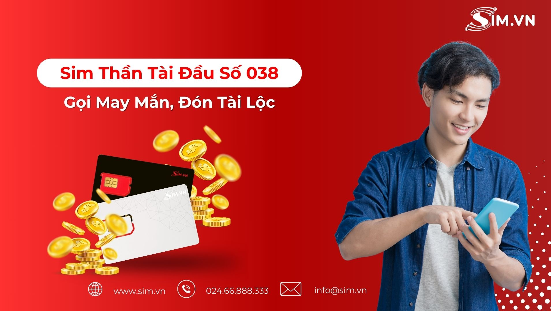 Sim Thần Tài Đầu Số 038: Gọi May Mắn, Đón Tài Lộc