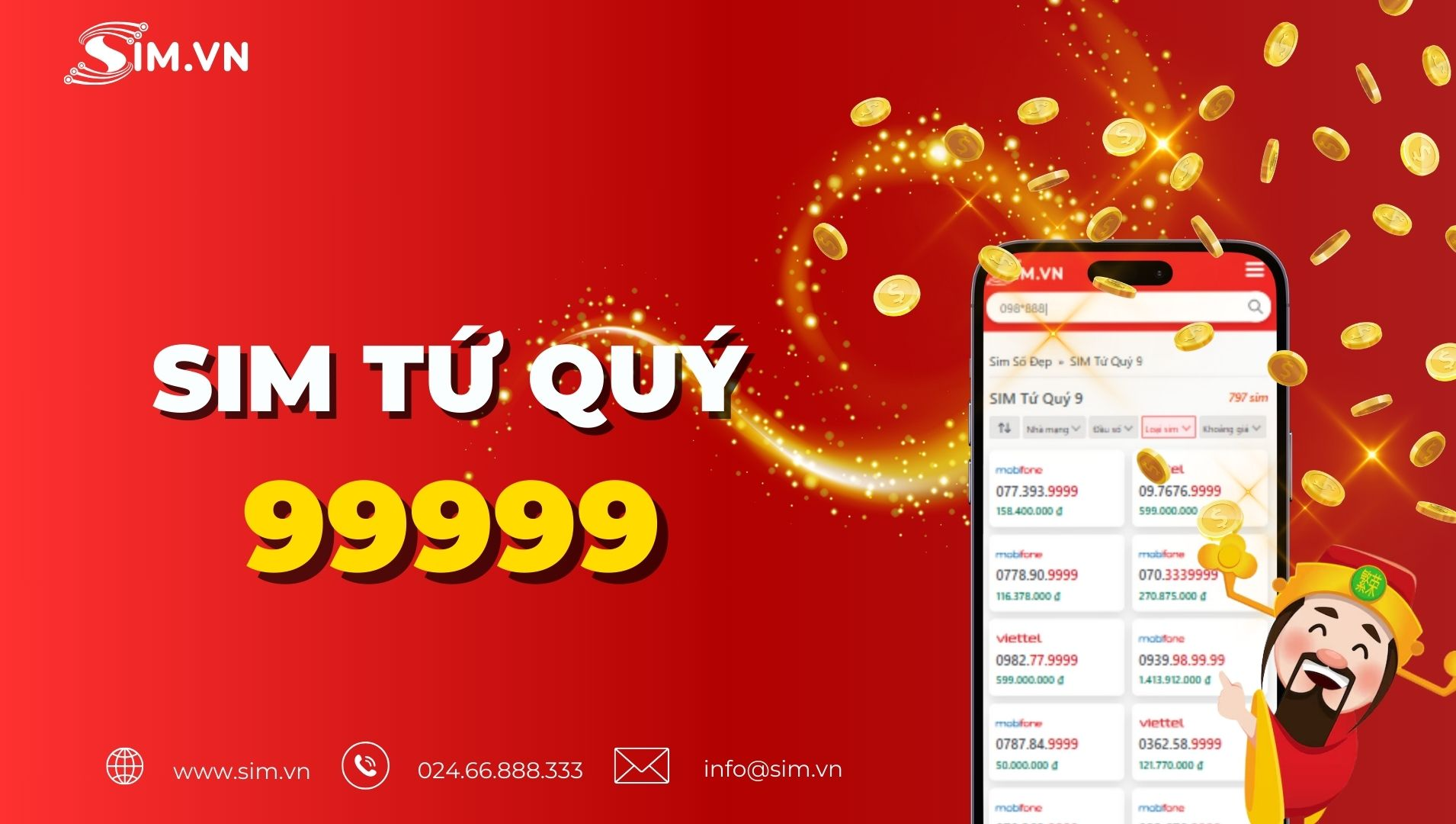 Sim Tứ Quý 9999